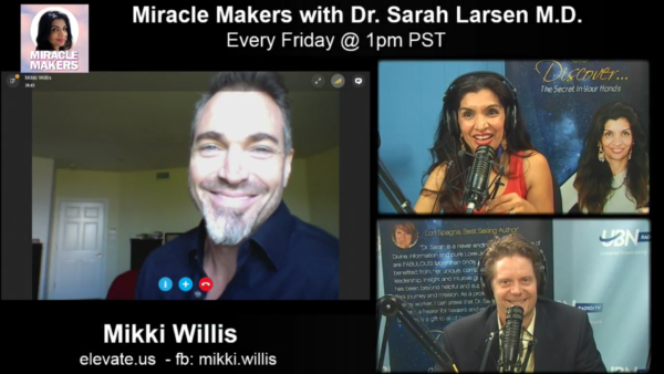 Mikki Willis, Dr. Sarah Larsen, and Greg Larsen in Studio on Miracle Makers