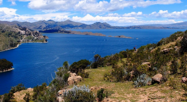 Island of the Sun in Lake Titicaca